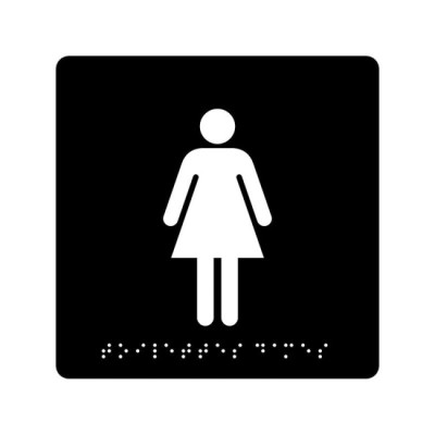 Plaque de signalisation WC Femme