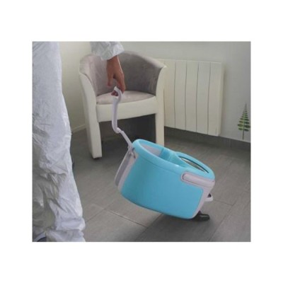 Kit seau essoreur et balai Turbo Mop Delux