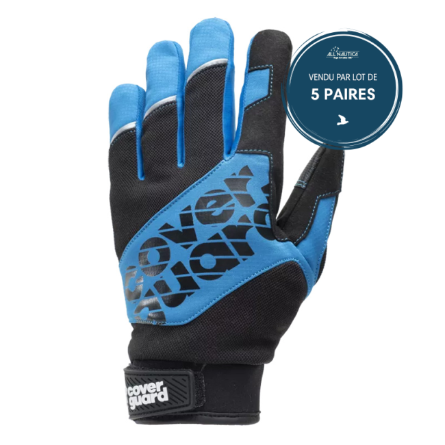 Gants EUROWINTER MX100 mécanique froid, noir bleu,